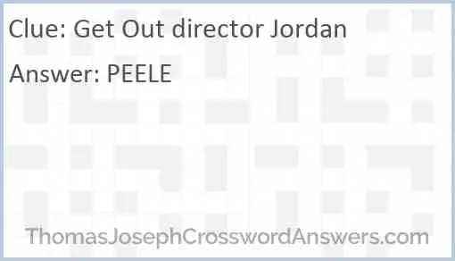 Get Out director Jordan Answer