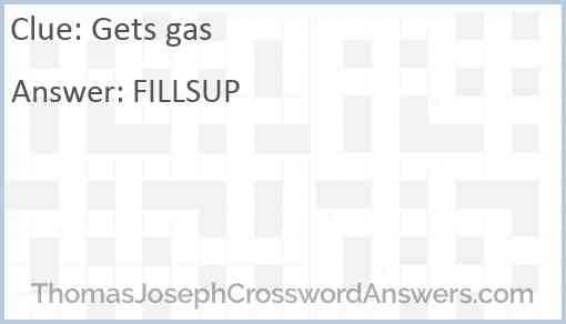 Gets gas Answer