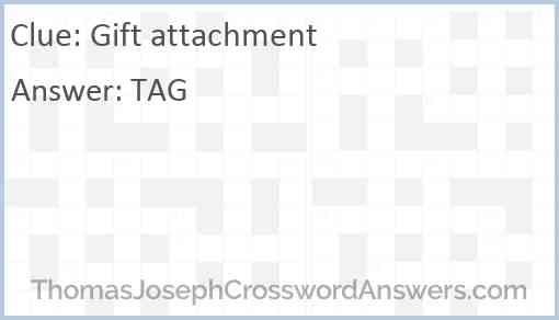 Gift attachment Answer