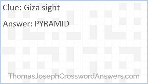 Giza sight Answer