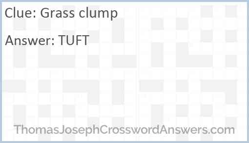 Grass clump Answer