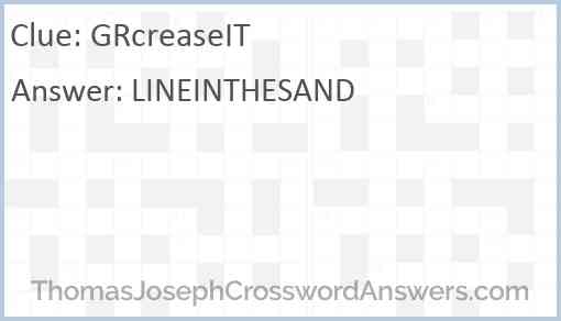 GRcreaseIT Answer