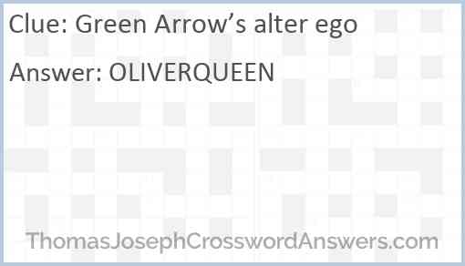 Green Arrow’s alter ego Answer