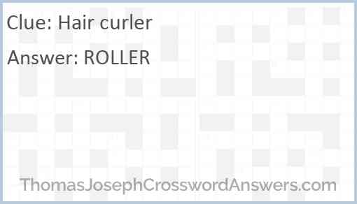 Hair curler Answer