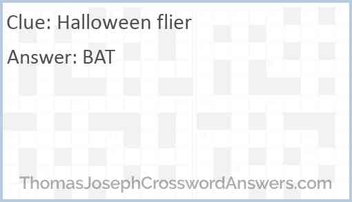 Halloween flier Answer