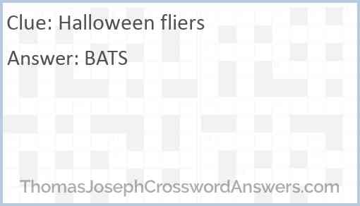 Halloween fliers Answer