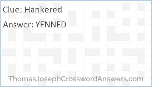 Hankered Answer