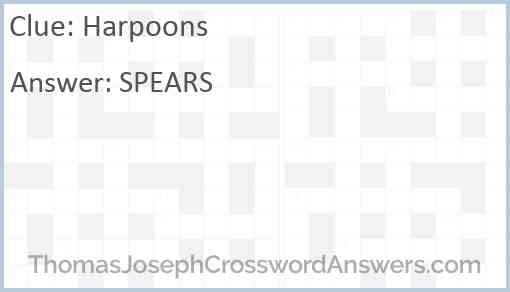 Harpoons Answer