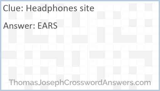 Headphones site Answer