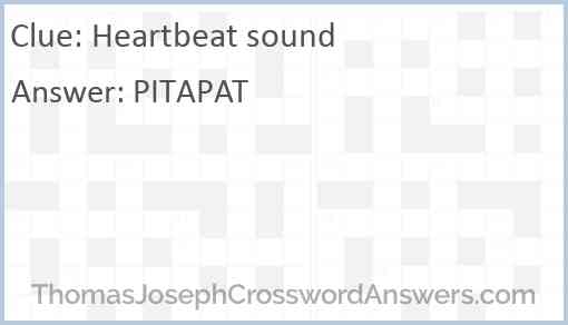 Heartbeat sound Answer