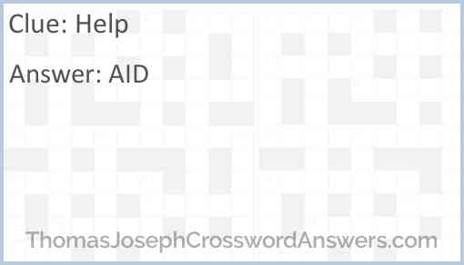 “Help!” Answer