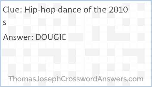 Hip-hop dance of the 2010s Answer