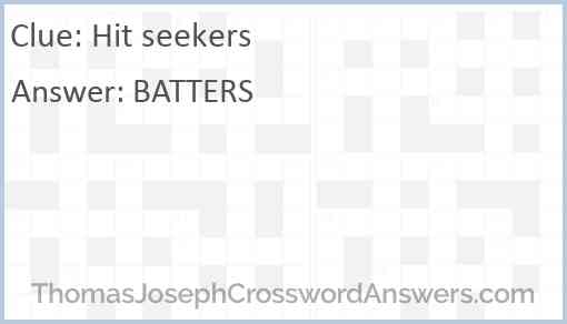Hit seekers Answer