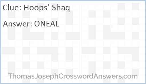 Hoops’ Shaq Answer