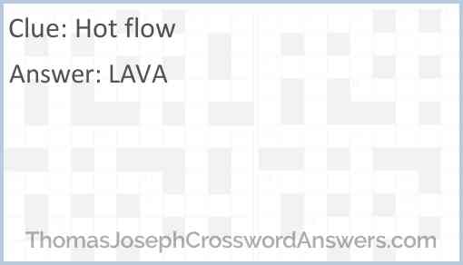Hot flow Answer