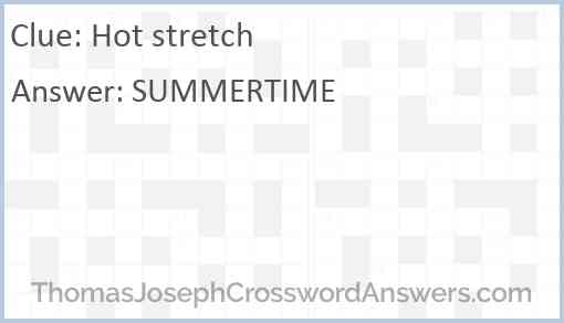 Hot stretch Answer