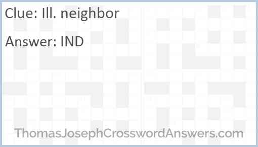Ill. neighbor Answer