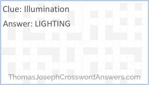 Illumination Answer