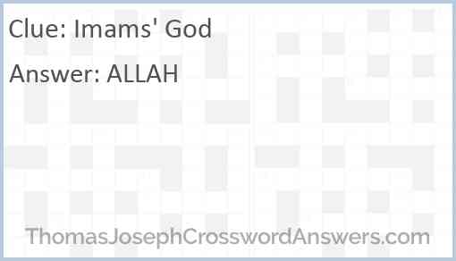Imam’s God Answer