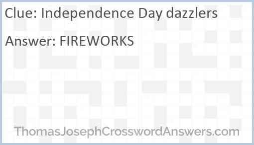 Independence Day dazzlers Answer