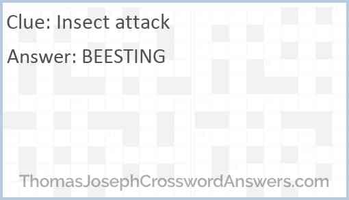 Insect attack Answer