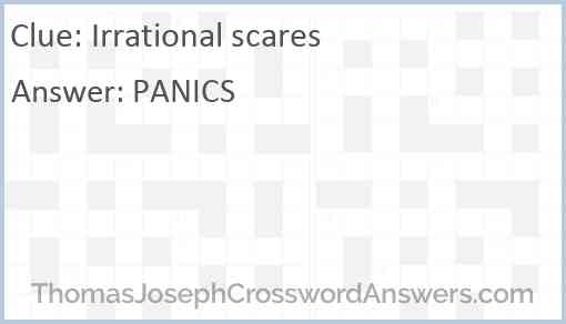 Irrational scares Answer