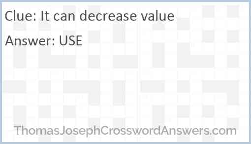 It can decrease value Answer