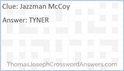 Jazzman McCoy Answer