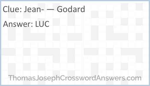 Jean — Godard Answer