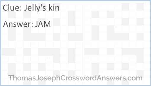 Jelly’s kin Answer