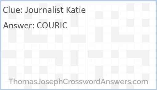 Journalist Katie Answer