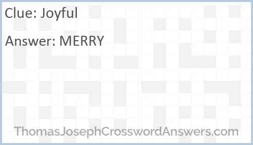 Joyful Answer