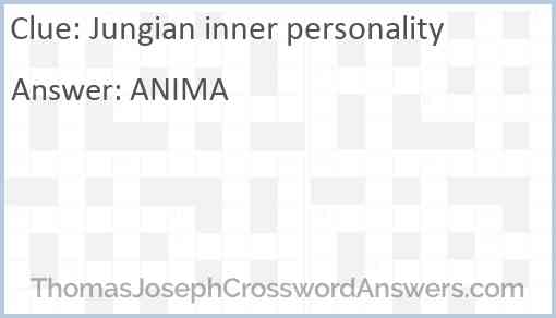 Jungian inner personality Answer