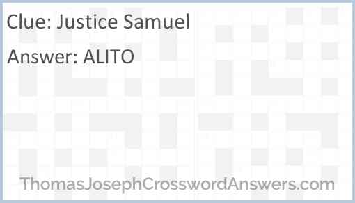 Justice Samuel Answer
