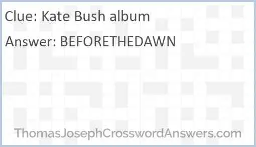 Kate Bush album Answer