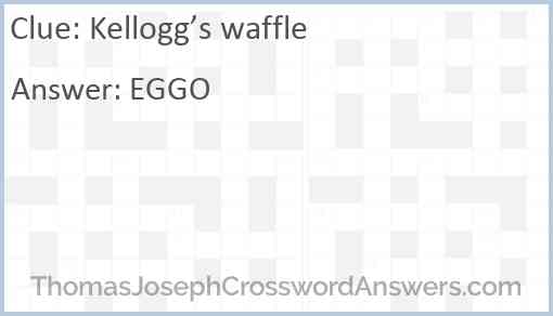 Kellogg’s waffle Answer