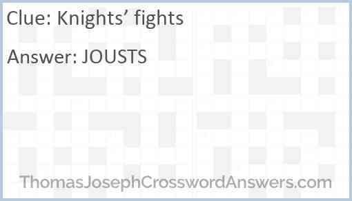 Knights’ fights Answer