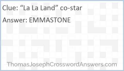 “La La Land” co-star Answer