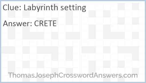 Labyrinth setting Answer