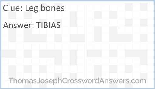 Leg bones Answer