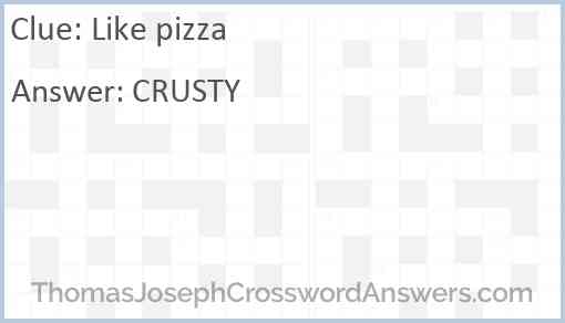 Like pizza Answer