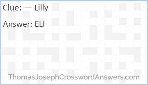 — Lilly Answer