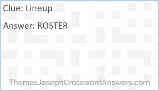 Lineup Answer