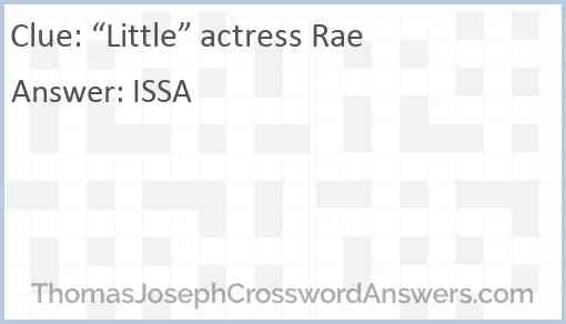 “Little” actress Rae Answer