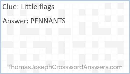 Little flags Answer