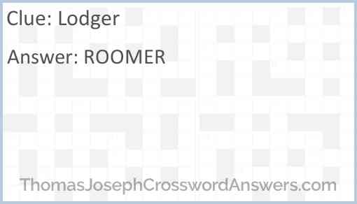 Lodger Answer