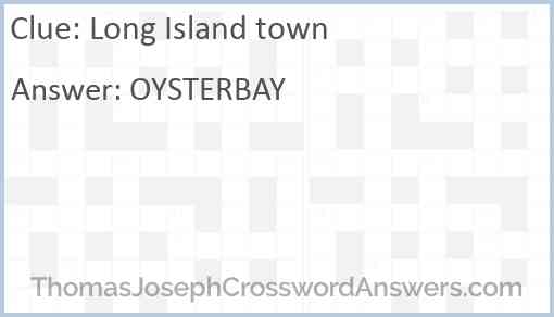 Long Island town Answer
