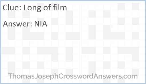 Long of film Answer