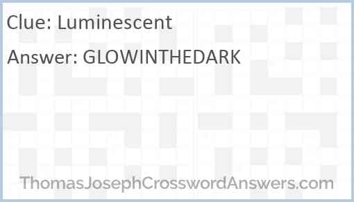 Luminescent Answer
