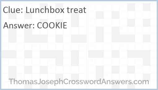Lunchbox treat Answer